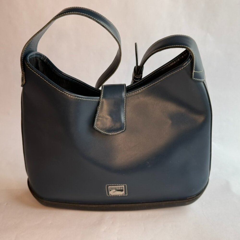 Dooney & Bourke Blue Leather Shoulder Bag